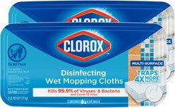 Clorox Rain Clean Disinfecting Wet Mop Cloths, 48 count slide 1 of 8