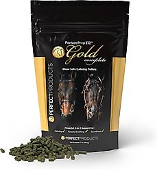 Perfect Products Perfect Prep EQ Gold Complete Calming Pellets Horse Supplement, 1-lb bag slide 1 of 5