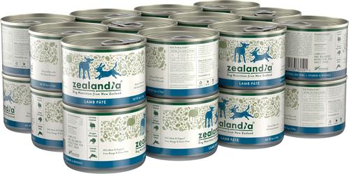 Show full view: Zealandia Adult Grain-Free Lamb Pate Canned Dog Food, 6-oz can, case of 24 slide 5 of 7