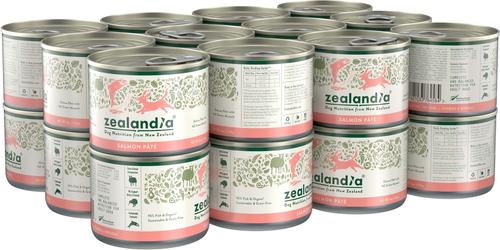 Show full view: Zealandia Adult Grain-Free Salmon Pate Canned Dog Food, 6-oz can, case of 24 slide 5 of 7