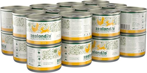 Show full view: Zealandia Adult Grain-Free Chicken Pate Canned Dog Food, 6-oz can, case of 24 slide 5 of 7