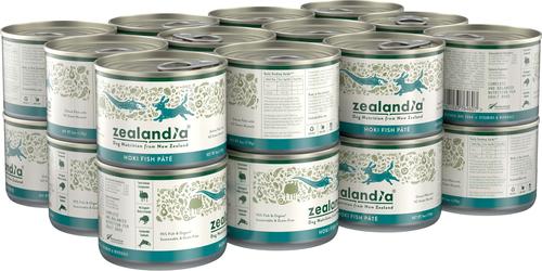Show full view: Zealandia Adult Grain-Free Hoki Fish Pate Canned Dog Food, 6-oz can, case of 24 slide 5 of 7