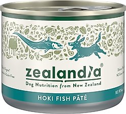 Zealandia Adult Grain-Free Hoki Fish Pate Canned Dog Food, 6-oz can, case of 24