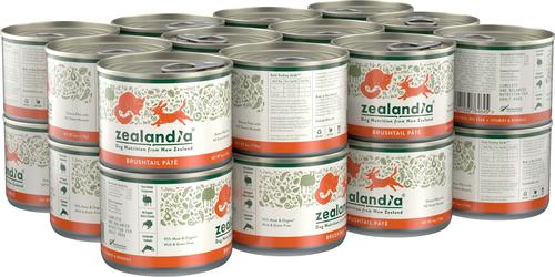 Show full view: Zealandia Adult Grain-Free Brushtail Pate Canned Dog Food, 6-oz can, case of 24 slide 5 of 7
