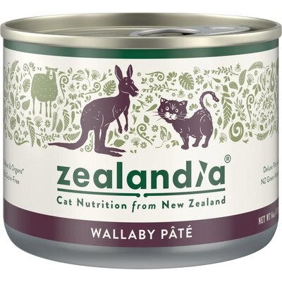 Zealandia Zealandia Wallaby Grain-Free Pate Wet Cat Food, 6-oz can, case of 24