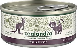 Zealandia Wallaby Grain-Free Pate Wet Cat Food, 3.2-oz can, case of 24 slide 1 of 5