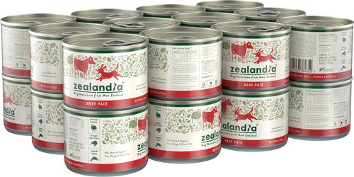 Show full view: Zealandia Adult Grain-Free Beef Pate Canned Dog Food, 6-oz can, case of 24 slide 5 of 7