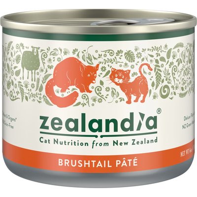 Zealandia Zealandia Brushtail Grain-Free Pate Wet Cat Food, 6-oz can, case of 24