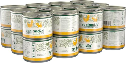 Show full view: Zealandia Chicken Grain-Free Pate Wet Cat Food, 6-oz can, case of 24 slide 5 of 7
