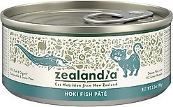 Zealandia Hoki Fish Grain-Free Pate Wet Cat Food, 3.2-oz can, case of 24