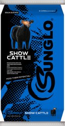 Sunglo Show Cattle 12T 12% Protein Textured Cattle Feed, 50-lb bag