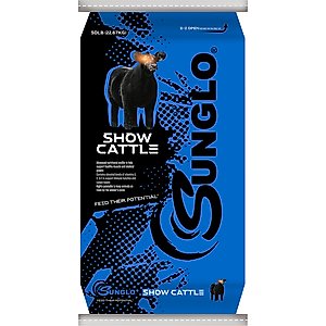 Sunglo Show Cattle 12T 12% Protein Textured Cattle Feed, 50-lb bag