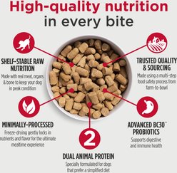 Nulo Salmon & Turkey Recipe with Strawberries Grain-Free Freeze-Dried Raw Dog Food, 8-oz bag slide 2 of 8