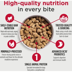 Nulo Freestyle Beef Recipe with Apples Grain-Free Freeze-Dried Raw Dog Food, 18-oz bag