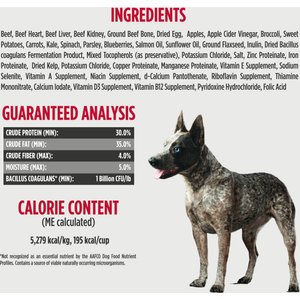 Nulo Freestyle Beef Recipe with Apples Grain-Free Freeze-Dried Raw Dog Food, 18-oz bag