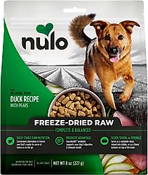 Nulo Freestyle Duck Recipe with Pears Grain-Free Freeze-Dried Raw Dog Food, 8-oz bag