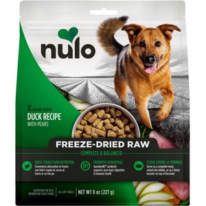 Nulo Freestyle Duck Recipe with Pears Grain-Free Freeze-Dried Raw Dog Food, 8-oz bag