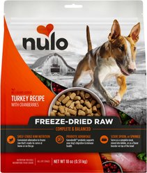 Nulo Turkey Recipe with Cranberries Grain-Free Freeze-Dried Raw Dog Food, 18-oz bag