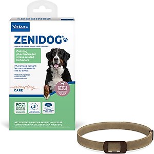 Virbac Zenidog Long-Acting Calming Collar for Dogs, Medium/Large: up to 29.5-in neck