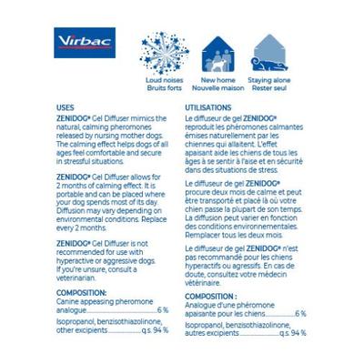 Show full view: Virbac Zenidog Pheromone Calming Gel Diffuser for Dogs slide 7 of 10