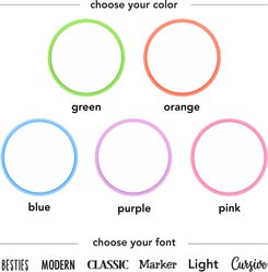 Besties Glow in the Dark Salt & Sun Slide-On AirTag Holder Jingle-Free Silicone Personalized Dog & Cat ID Tag, Glow Orange slide 2 of 7