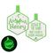 Show in main carousel: Besties Glow in the Dark Stay Wild Jingle-Free Silicone Personalized Dog ID Tag, Glow Green slide 1 of 9