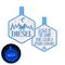 Show in main carousel: Besties Glow in the Dark Stay Wild Jingle-Free Silicone Personalized Dog ID Tag, Glow Blue slide 1 of 9