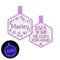 Show in main carousel: Besties Glow in the Dark Woodland Jingle-Free Silicone Personalized Dog ID Tag, Glow Purple slide 1 of 10