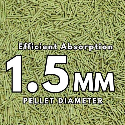 Show full view: One for Pets Pea Buddy Canadian Pea Based Clumping Tofu Cat Litter, 5.51-lb bag, Green Tea, 1 count slide 3 of 8