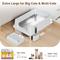 Show in main carousel: Casfuy Stainless Steel High Sided Enclosed Cat Litter Box with Step & Metal Scooper, XX-Large slide 4 of 9