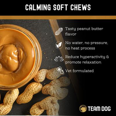 Show full view: Team Dog Soft Chew Calming Supplement for Dogs, 120 count slide 3 of 8