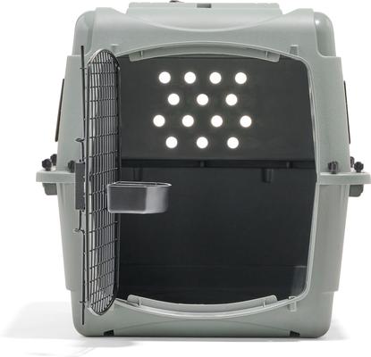 Show full view: Petmate Sky Dog & Cat Kennel, Gray, 25-in, 25-30-lbs slide 3 of 10