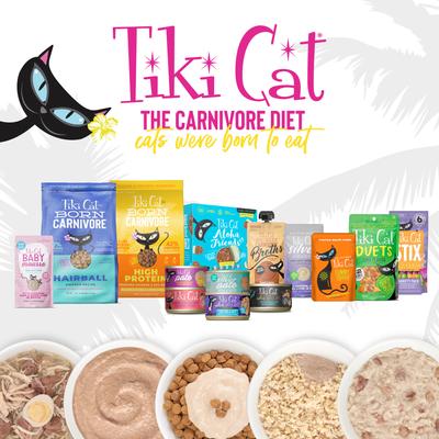 Show full view: Tiki Cat Born Carnivore Hairball Control Chicken Grain-Free Dry Cat Food, 3-lb bag slide 7 of 8