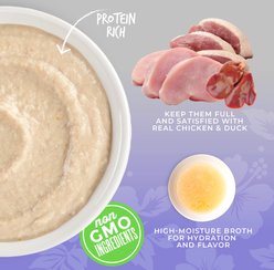 Tiki Cat Silver Mousse Chicken, Duck & Duck Liver Grain-Free Pate in Broth Wet Cat Food, 2.8-oz pouch, case of 12 slide 2 of 8