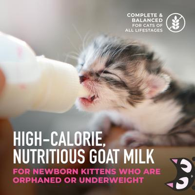 Show full view: Tiki Cat Baby Milk Replacer Goat Milk Wet Kitten Food, 6-oz pouch, case of 6 slide 8 of 11