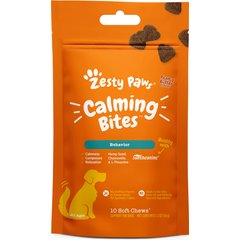 Zesty Paws Hemp Calming Bites Peanut Butter Flavored Soft Chews Composure & Relaxation Supplement for Dogs, 10 count