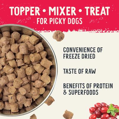 Show full view: Health Extension Beef Recipe Freeze-Dried Raw Dog Food, 3.5-oz bag slide 4 of 11