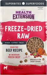 Health Extension Beef Recipe Freeze-Dried Raw Dog Food, 3.5-oz bag
