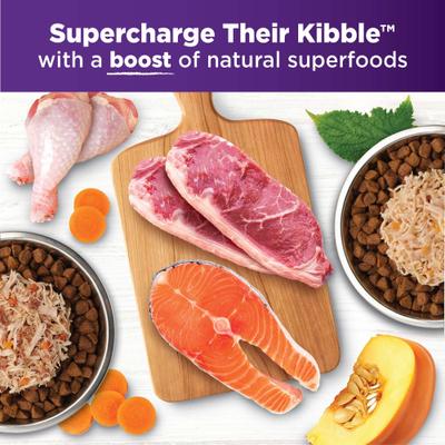 Show full view: Wellness Bowl Boosters Simply Shreds Variety Pack Dog Food Topping, 2.8-oz pouch, 12 count slide 4 of 12