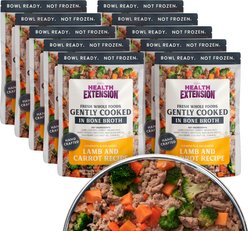 Health Extension Gently Cooked Lamb & Carrot Recipe Wet Dog Food, 9-oz pouch, 10 count