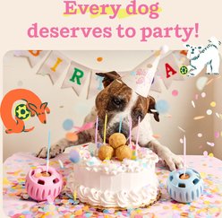 Woof Party Pupsicle Treat Dispensing Dog Toy, Buddy Blue, Large slide 2 of 7