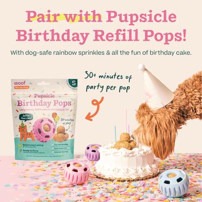 Woof Party Pupsicle Treat Dispensing Dog Toy