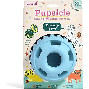 Woof Party Pupsicle Treat Dispensing Dog Toy, Buddy Blue, X-Large