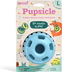 Woof Party Pupsicle Treat Dispensing Dog Toy, Buddy Blue, Large