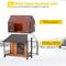 Show in main carousel: Aivituvin Wooden Insulated Dog House, Brown, Large slide 2 of 7