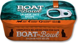 Boat to Bowl Pet Food Salmon Pate Wet Cat Food, 3.17-oz can, case of 8 slide 1 of 8