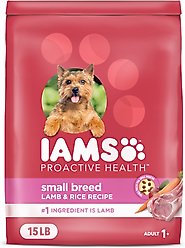 Iams Proactive Health Lamb & Rice Recipe Small Breed Dry Dog Food, 15-lb bag