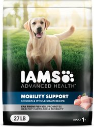 Iams Advanced Health Mobility Support Chicken & Whole Grain Recipe Adult Dry Dog Food, 27-lb bag