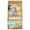 Iams Proactive Health Long Hair Care with Real Chicken & Salmon Adult Dry Cat Food, 6-lb bag