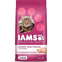 Iams ProActive Health Urinary Tract Health with Chicken Adult Dry Cat Food, 3.5-lb bag